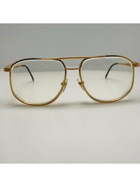 American Optical OC1000 Eyeglasses Eye Glasses Frames Gold AOS Z87 59-15-145